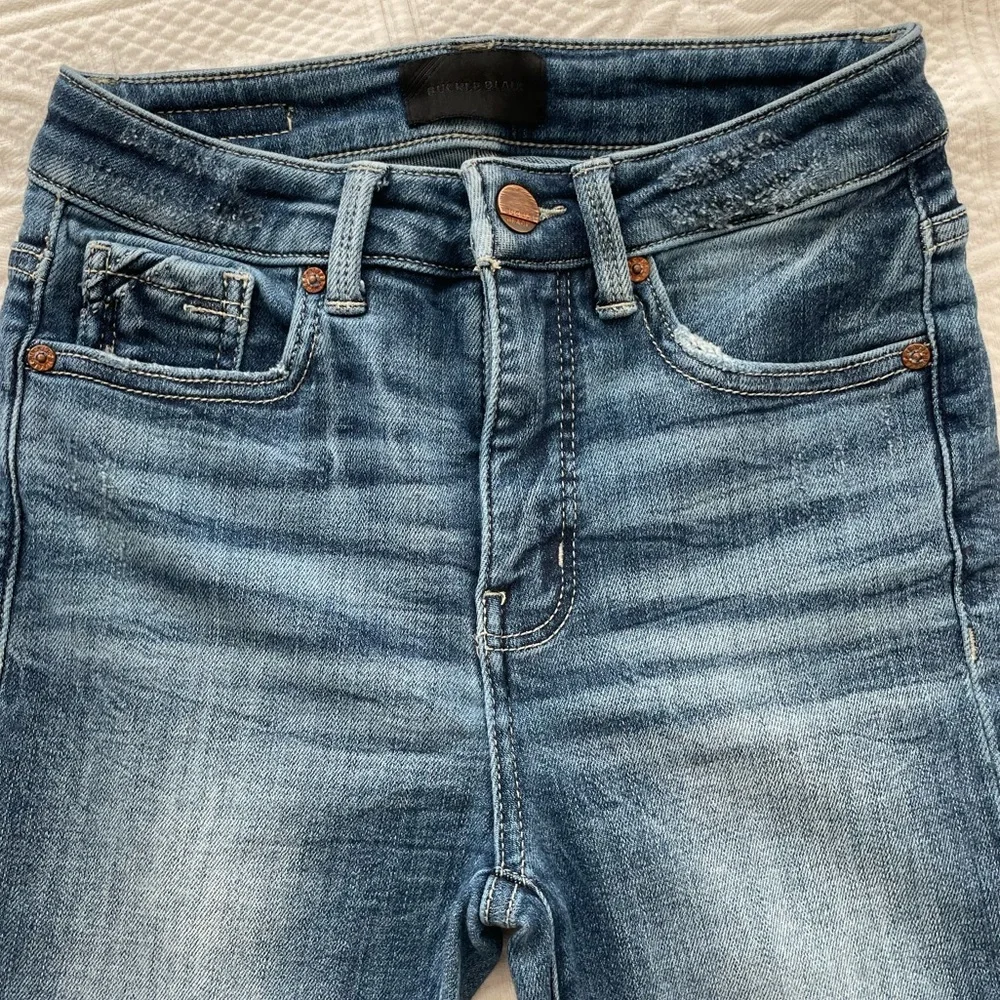 Buckle Black Fit No. 35 Ankle Skinny High Rise Denim Jeans Madagascar 2 Size 24 - Picture 6 of 15